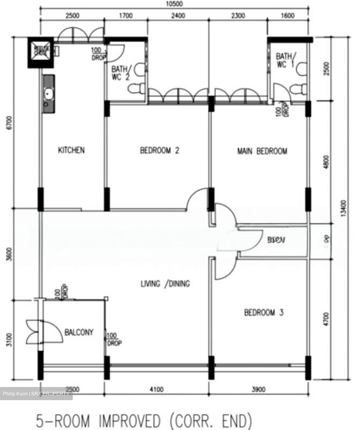 Blk 167 Yishun Ring Road (Yishun), HDB 5 Rooms #563310861